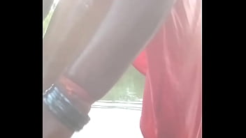 Naked Desi Aunty Takes Outdoor Bath In Indian Village With Shakshi
